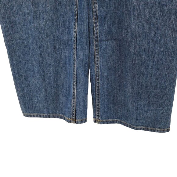 L.L. Bean Favorite Fit Womens Straight Leg Jeans Sz 14M Mid Rise Medium Wash - Picture 3 of 9